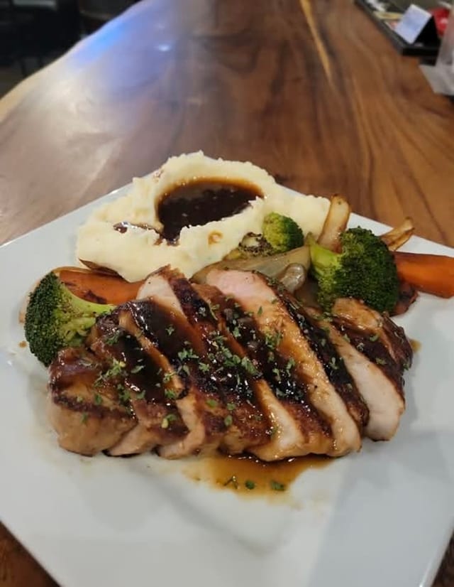 Pork Rib Steak.
